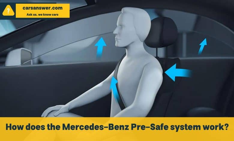 How does the Mercedes-Benz Pre-Safe system work?