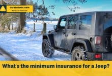 What is the minimum insurance coverage required for a Jeep?