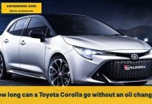 How long can a Toyota Corolla go without an oil change?